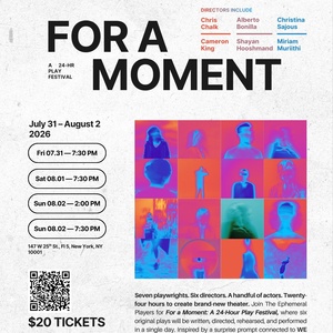 Chris Chalk, Christina Sajous and More to Join FOR A MOMENT: A 24 Hour Play Festival Photo