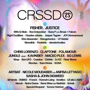 CRSSD Festival Reveals 10th Anniversary Lineup For Spring 2025 Edition Photo