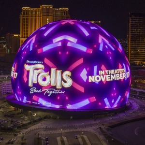 Sphere Sets First Movie Studio Collaboration With TROLLS BAND TOGETHER Photo