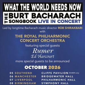 The Burt Bacharach Songbook Adds 8 New Dates to UK Run Photo