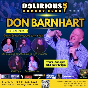 Don Barnhart To Take The Stage At Delirious Comedy Club Photo