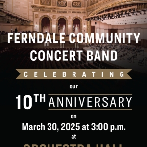 Ferndale Community Concert Band Celebrates 10th Anniversary Concert Photo