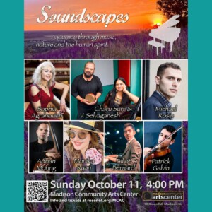 SOUNDSCAPES To Be Presented By Madison Arts Photo