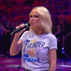Video: Kristin Chenoweth Performs National Anthem at NBA Finals Photo