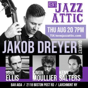 THE JAKOB DREYER QUARTET to Perform at Ken's Jazz Attic in Larchmont Photo