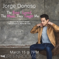Jorge Donoso Will Premiere New Show at The Green Room 42 in March Photo
