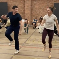 VIDEO: Hugh Jackman and Sutton Foster Tap Dance in New Rehearsal Clip From THE MUSIC…