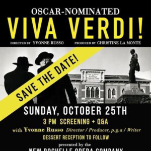 VIVA VERDI! to Screen with Director Yvonne Russo Q&A in Tuckahoe Photo