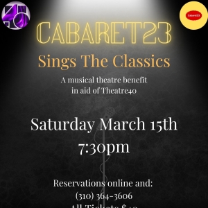 CABARET23 SINGS THE CLASSICS Comes To Theatre 40 In March Photo