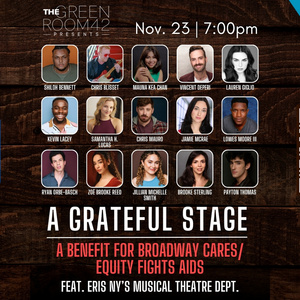 A GRATEFUL STAGE Benefit for Broadway Cares to be Presented at The Green Room 42
