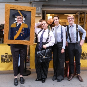 OPERATION MINCEMEAT Audience Surprise Cast Dressed as Show Characters Photo