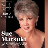 Sue Matsuki of 38 SEASONS OF LOVE at Feinstein's/54 Below June 2nd Interview