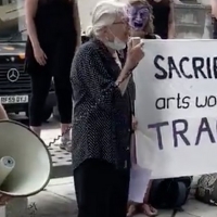 VIDEO: Vanessa Redgrave Speaks Out at Protest Against Job Cuts at the Southbank Centr Video