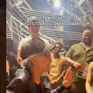 Video: Watch Rita Moreno Visit TITANIQUE on Broadway Photo