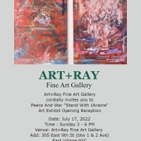 ART+RAY Fine Art Gallery Presents PEACE & WAR: STAND WITH UKRAINE, July 17 Photo