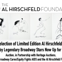 BC/EFA To Auction Limited Edition Autographed Al Hirschfeld Prints Photo
