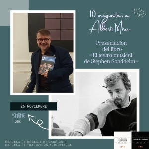 Alberto Mira presenta EL TEATRO MUSICAL DE STEPHEN SONDHEIM en una charla online Photo