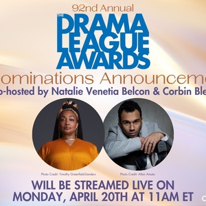 Video: Watch Natalie Venetia Belcon & Corbin Bleu Announce the 2026 Drama League Award Photo