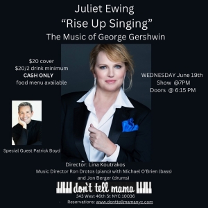 Juliet Ewing to Perform The Music Of George Gershwin at Don't Tell Mama Video