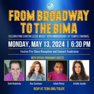 Seth Rudetsky, Ana Gasteyer & More to Unite For Fundraising Concert At Temple Emanuel Photo