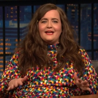 VIDEO: Aidy Bryant Says She Made Harry Styles Eat out of a Trash Can on LATE NIGHT WI Video