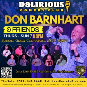 Don Barnhart Returns To Delirious Comedy Club For Las Vegas Residency Photo
