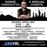 Donnie Cianciotto Announces Concert at The Screening Room Video