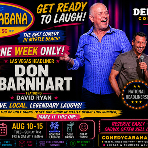 DON BARNHART & FRIENDS is Coming to Comedy Cabana for a One-Week Engagement Photo
