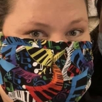 Main Street Theater Donates Fabric to Local Costume Designer Making Masks for Medical Photo