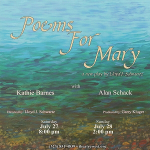 POEMS FOR MARY Performs In July At Theatre West Photo