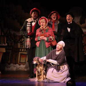 Cast Set for A CHRISTMAS CAROL THE MUSICAL Off-Broadway at the Players Theatre Photo