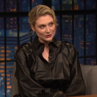 VIDEO: Elizabeth Debicki Talks About Working With Mick Jagger on LATE NIGHT WITH SETH MEYERS