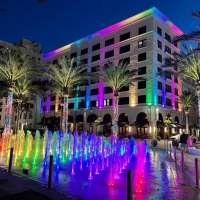 PRIDE LIGHTS Will Illuminate Downtown WPB's Centennial Fountain on June 1 Photo
