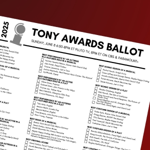 2025 Tony Awards Printable Ballot Photo