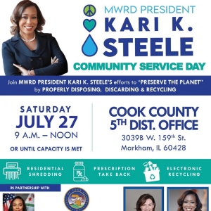 Kari K. Steele And Cook County Commissioner Monica Gordon To Host Community Service Day Photo