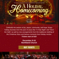 Join CFCArts this December for A HOLIDAY HOMECOMING