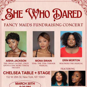 Aisha Jackson, Mona Swain, Erin Morton to Star in SHE WHO DARED Concert Video