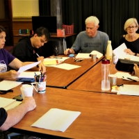 Cast Of Square One Theatre's Production Of ADMISSIONS Gathers For Table Read Photo