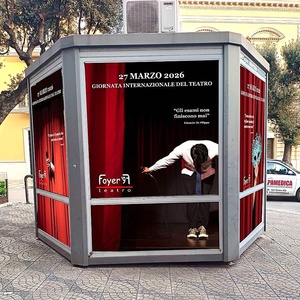 An Abandoned Italian Newsstand Just Became the World's Smallest Theatre Photo