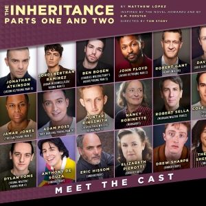 Cast Set for THE INHERITANCE By Matthew Lopez at Round House Theatre Photo