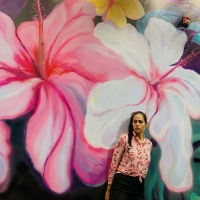 World-Renowned Artist Lia Ali Completes Mural In Vida Garden In Englewood, NJ Photo