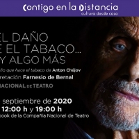 El Actor Farnesio De Bernal Representa El Monólogo Sobre Los Daños Que Hace El Taba Photo