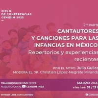 El Cenidim Organiza Charla Virtual Sobre Las Canciones Para Las Infancias En México