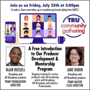 Theater Resources Unlimited to Present Introduction To Producer Development & Mentors Photo