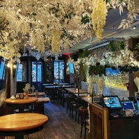 LORELEY BEER GARDEN and their Snowy Winter Wonderland on the LES Photo