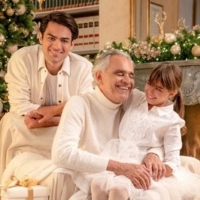 Andrea, Matteo and Virginia Bocelli Come Together for 'A Family Christmas' Album Photo