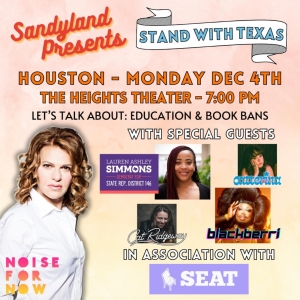 Interview: SANDRA BERNHARD Coming to STAND WITH TEXAS at HEIGHTS THEATER on December Interview