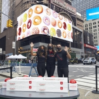 Cast Members Of CHICAGO Flip The Switch On New Krispy Kreme Doughnuts Shop Photo