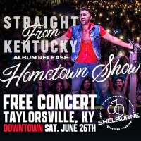 JD Shelburne Announces Hometown Concert & Album Release Party In Taylorsville, Kentuc Photo