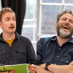 Cast Set for SHERLOCK HOLMES AND THE 12 DAYS OF CHRISTMAS at Birmingham Rep Photo